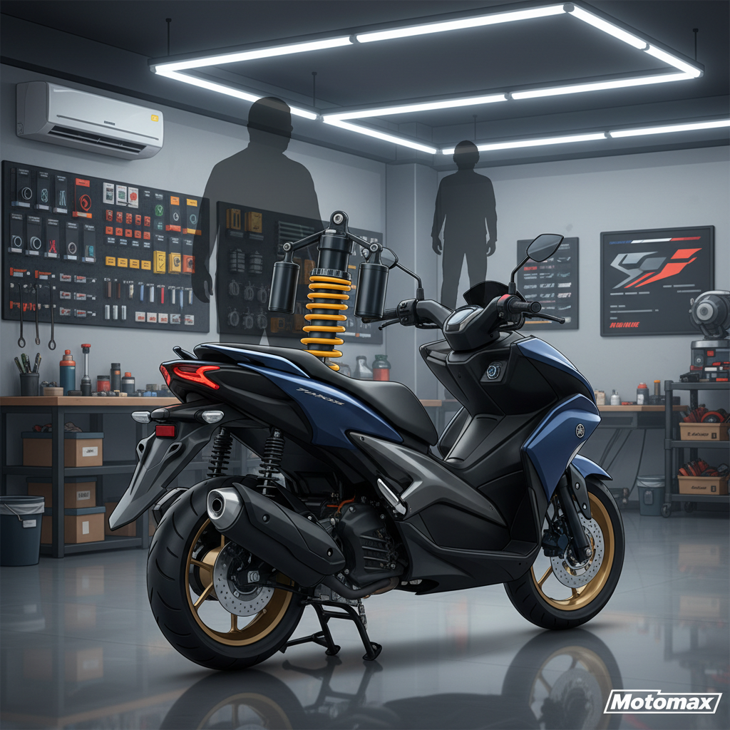 Pengaruh Bobot Pengendara pada Shockbreaker Yamaha Aerox