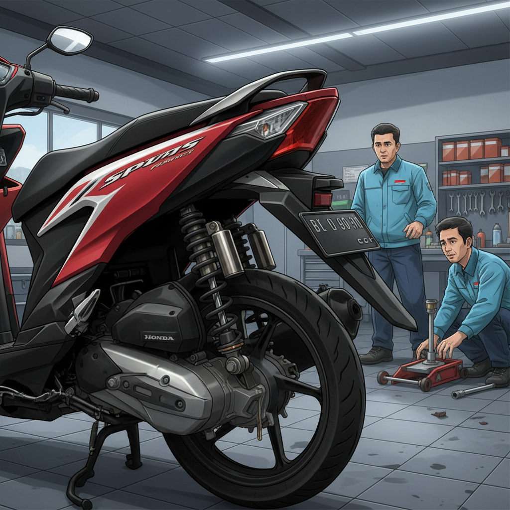 Shockbreaker Honda Beat Sporty Mati, Ini Bahaya Nyata yang Mengintai