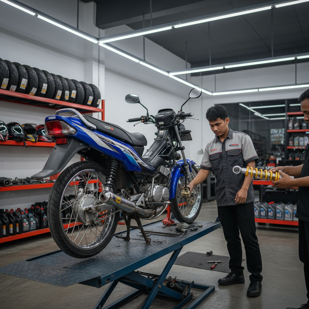 Shockbreaker F1Z R Loyo: Bahaya Oleng Saat Bermanuver Cepat