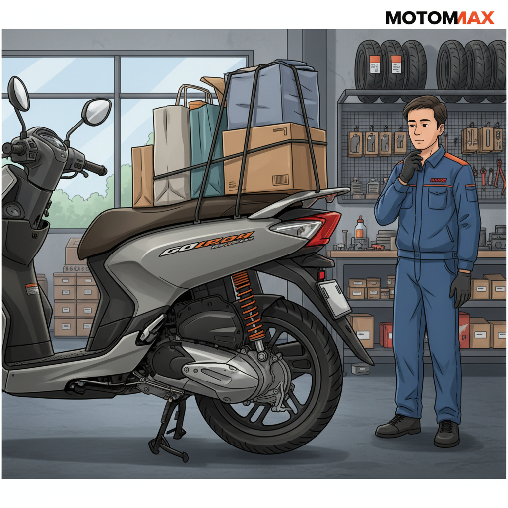 Scoopy Sering Angkut Berat? Ini Efeknya ke Shockbreaker Belakang