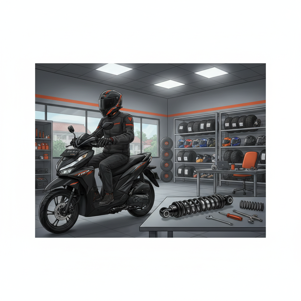 Pengaruh Bobot Pengendara pada Shockbreaker Honda Beat Street