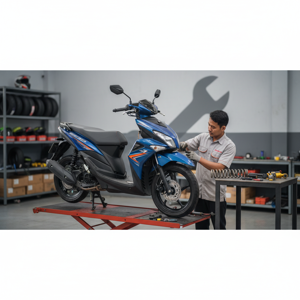 Shockbreaker Yamaha Mio J Terlalu Keras/Empuk: Efeknya ke Postur & Gaya Berkendara