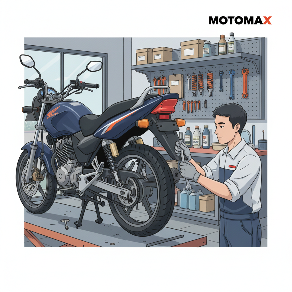 Tips Merawat Shockbreaker Honda Mega Pro Agar Awet Maksimal