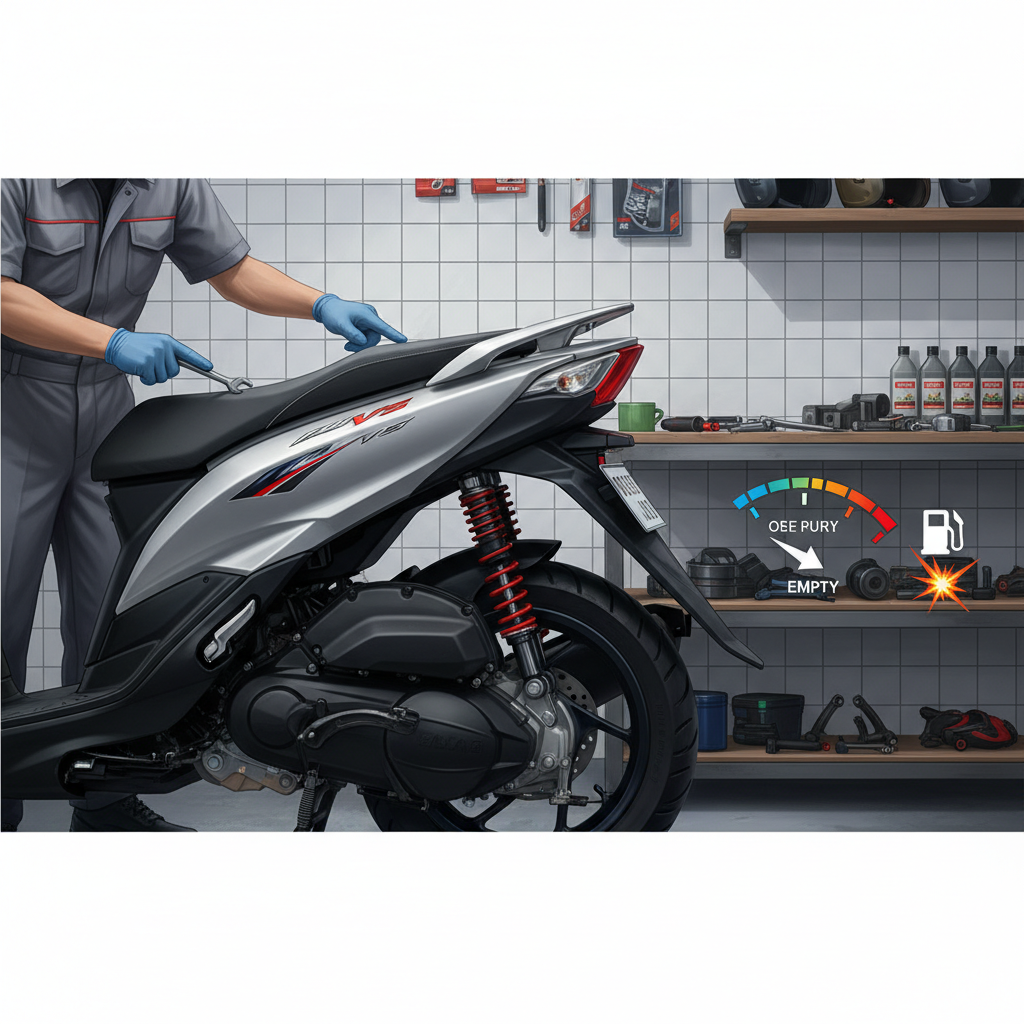 Shockbreaker Yamaha Mio 125 V5 Tidak Pas: Bikin Boros Bensin?