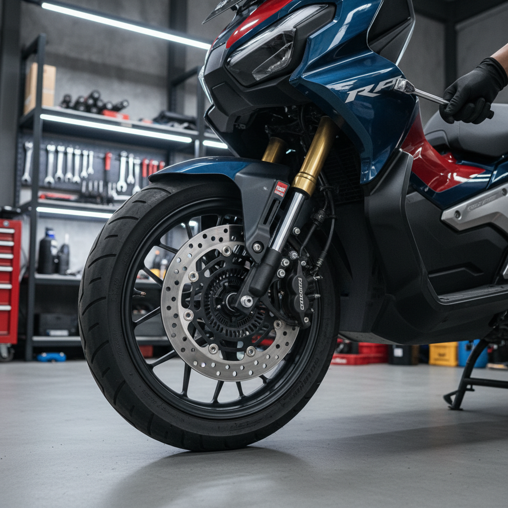 Ukuran Piringan Cakram Honda ADV 150: Seberapa Pengaruh ke Handling Motor?