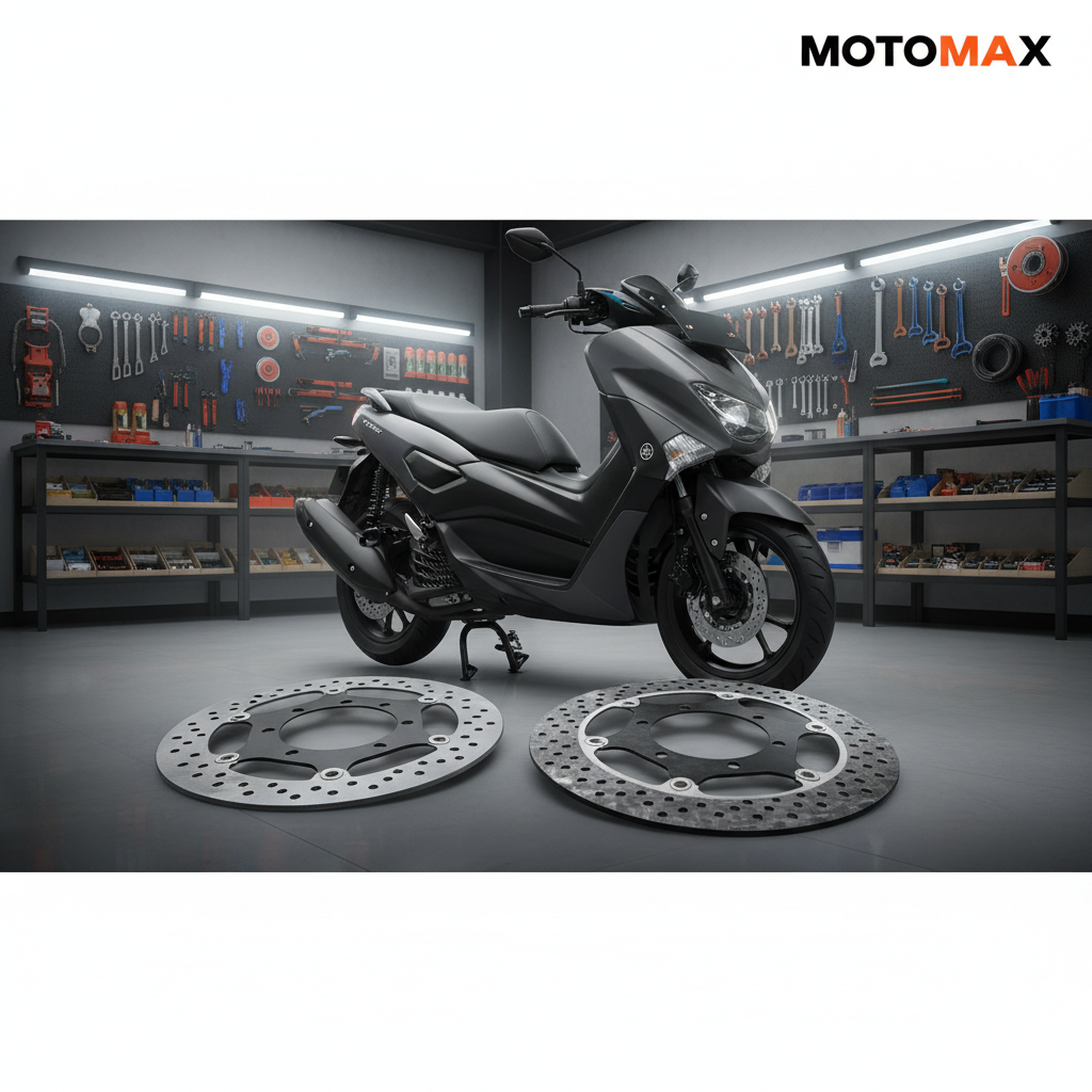 Piringan Cakram NMAX 155: Efek Jenis Material ke Performa Harian