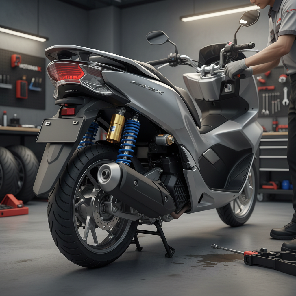 Shockbreaker PCX 150 Terlalu Keras/Empuk: Apa Efek ke Handling?
