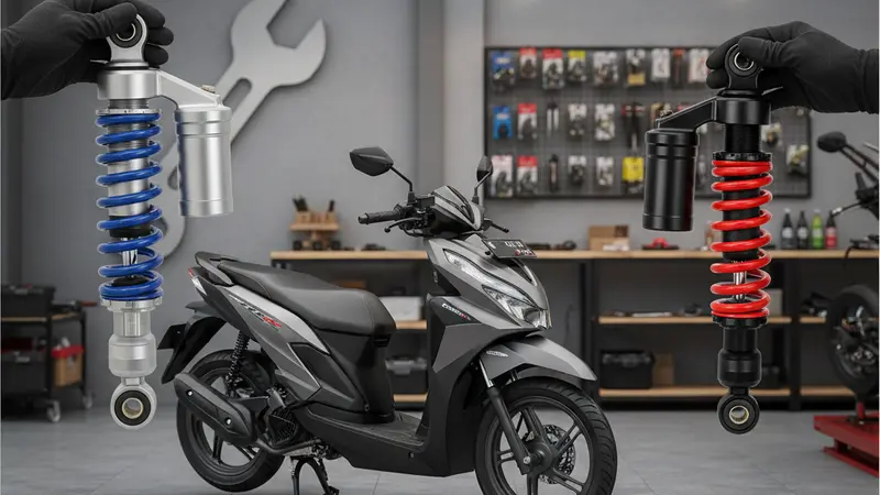 Shockbreaker Gas vs Hidrolik Honda Beat Street: Mana Lebih Baik?