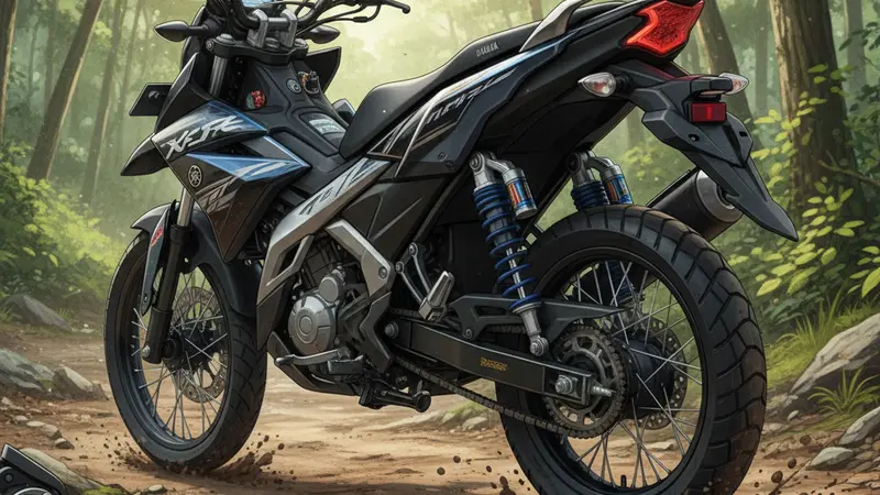 Shockbreaker Yamaha X Ride: Pilih Gas atau Hidrolik untuk Medan Off-Road?