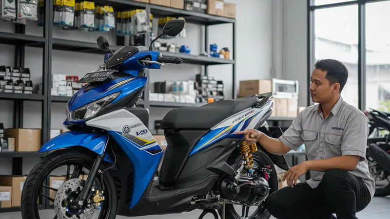 Shockbreaker Mio 125 V5 Optimal: Pengereman Lebih Pakem, Lebih Aman