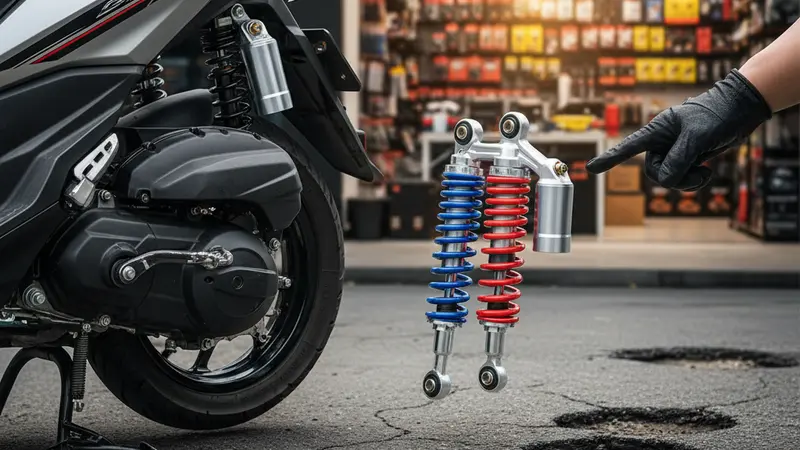 Shockbreaker Yamaha Mio 125 V5 untuk Jalanan Berlubang: Pilih yang Mana?