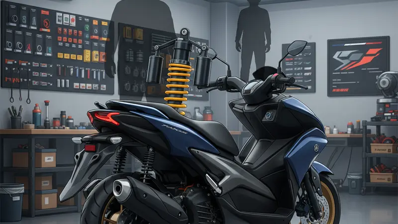 Pengaruh Bobot Pengendara pada Shockbreaker Yamaha Aerox