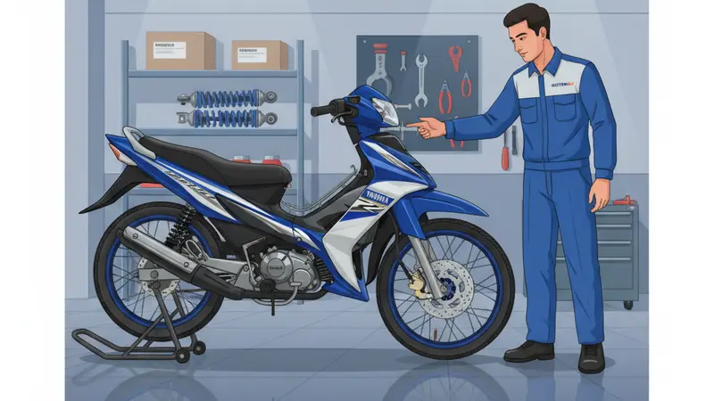 Shockbreaker Loyo Yamaha Vega R: Bikin Oleng dan Susah Kendali?