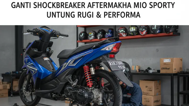 Ganti Shockbreaker Aftermarket Yamaha Mio Sporty: Untung Rugi & Performa