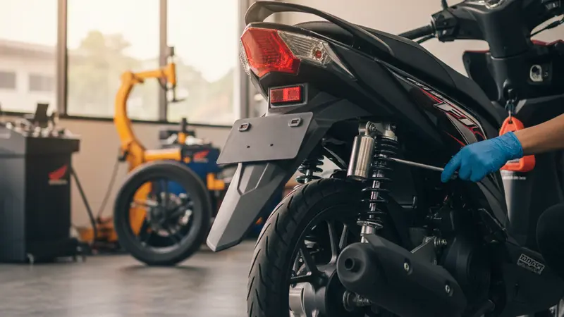 Shockbreaker Honda Beat Fi Terlalu Empuk: Benarkah Kurangi Keamanan?