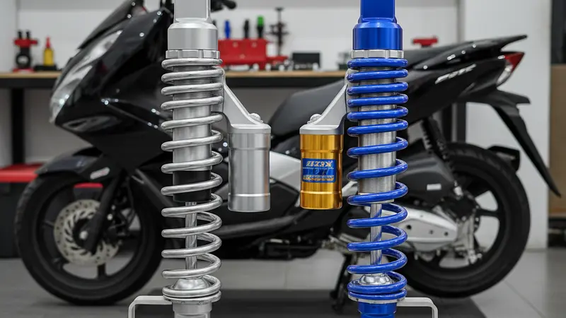 Perbandingan Shockbreaker Aftermarket Honda PCX 150: Mana Paling Pas?