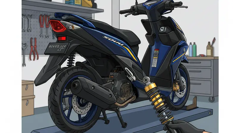 Shockbreaker Mio Soul GT Lemah: Pengereman Kurang Optimal, Bahaya Mengintai!
