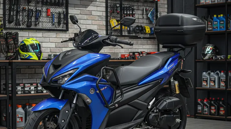 Ubah Tampilan Aerox 155: Bracket Box yang Pas, Fungsional dan Stylish