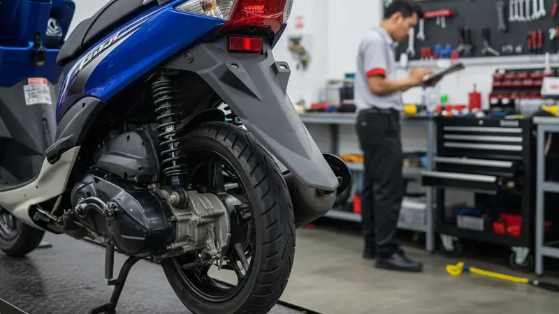 Shockbreaker Yamaha Mio Sporty Rusak? Ini Tanda & Bahaya yang Mengintai