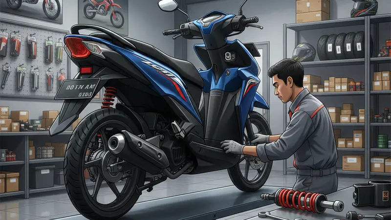 Ganti Shockbreaker Aftermarket Honda Beat Fi: Garansi Hilang atau Aman?