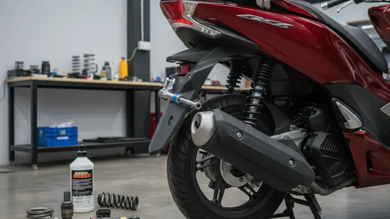 Shockbreaker PCX 160 Terlalu Empuk/Keras: Bahaya Pengereman Tidak Optimal
