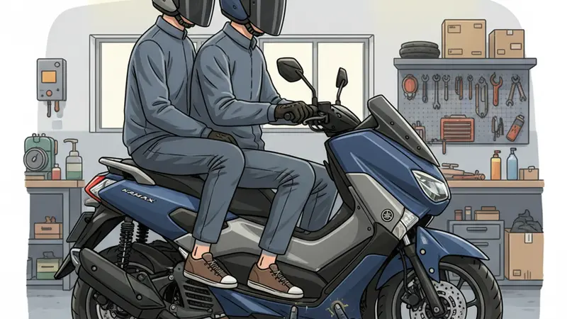 Nmax Sering Boncengan? Ini Efek Berat Berlebih pada Shockbreaker