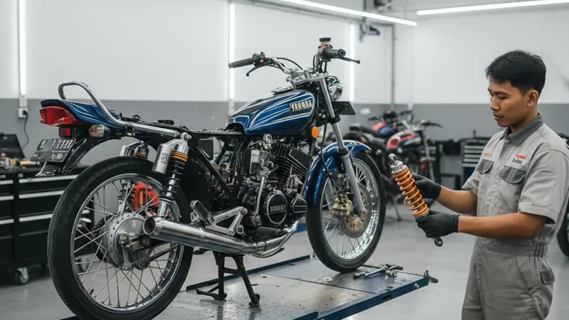 Modifikasi Shockbreaker RX King: Amankah untuk Rangka dan Swing Arm?