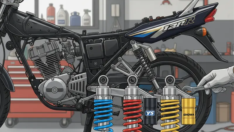 KYB, YSS, atau Showa: Shockbreaker Suzuki Shogun 125R Mana Paling Pas?