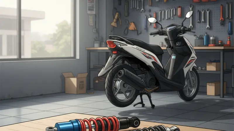 Shockbreaker Gas vs Oli untuk Mio Sporty: Pilih Mana Agar Nyaman?