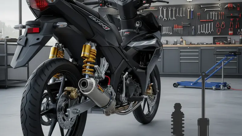 Shockbreaker F1Z R Terlalu Pendek/Panjang: Efeknya ke Handling Motor