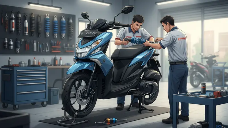 Ganti Shockbreaker Aftermarket Yamaha Freego: Garansi Hilang atau Aman?