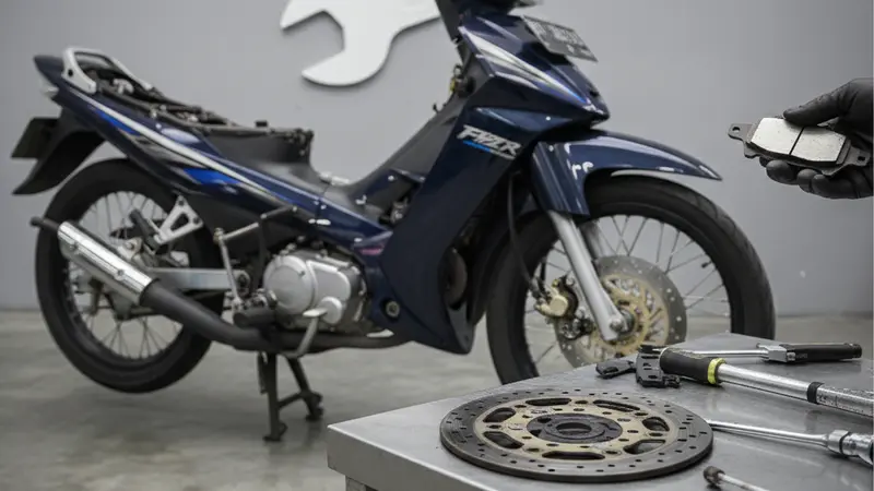 Piringan Cakram F1Z R Aus: Kenali Tanda & Dampaknya ke Rem Motor