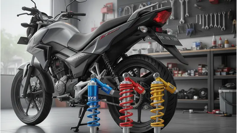 KYB, YSS, atau Gazi: Shockbreaker Honda Verza 150 Mana Paling Pas?