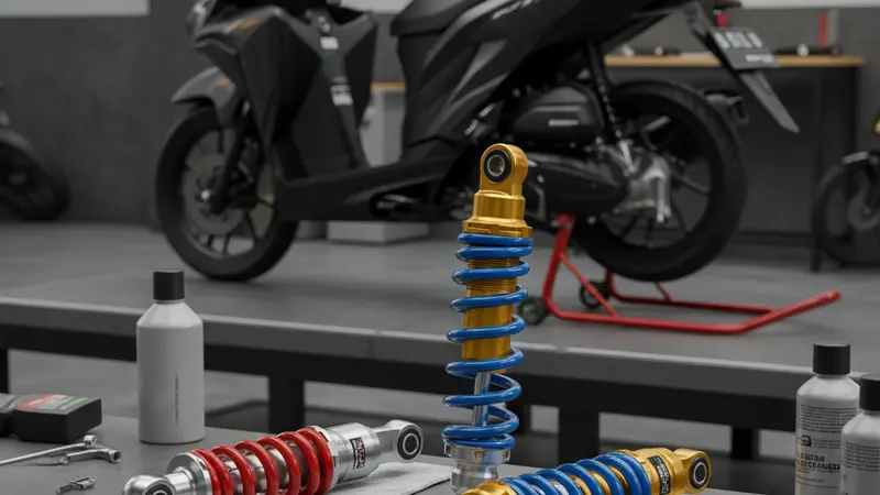 Perbandingan Shockbreaker Honda Click: Ori vs Aftermarket, Mana Lebih Baik?
