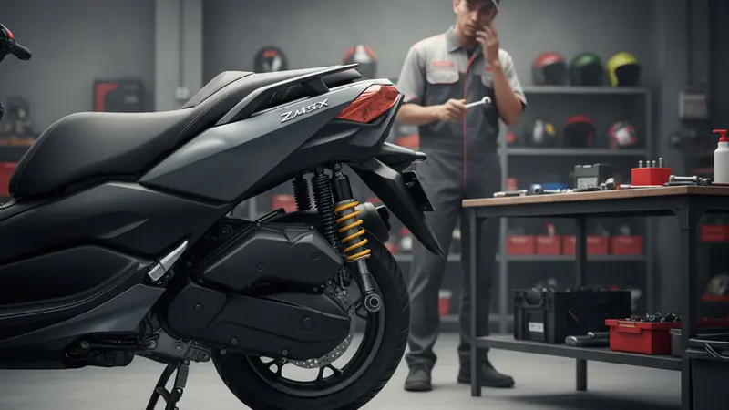 Shockbreaker XMAX 250 Tidak Pas: Bahaya Oleng Saat Bermanuver Cepat