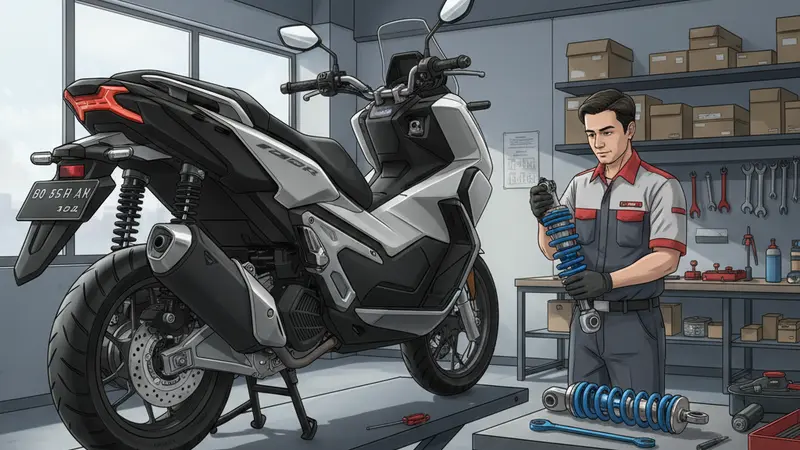 Ganti Shockbreaker Aftermarket Honda ADV 160: Garansi Hilang atau Aman?