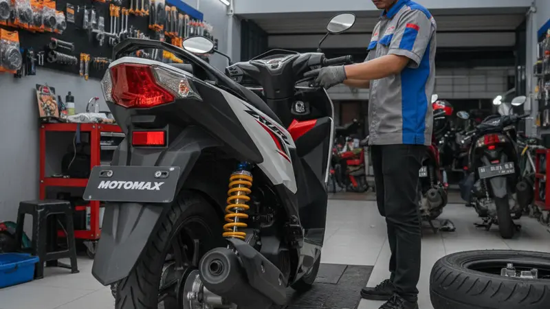 Shockbreaker Vario 110 Optimal: Pengereman Lebih Pakem, Lebih Aman