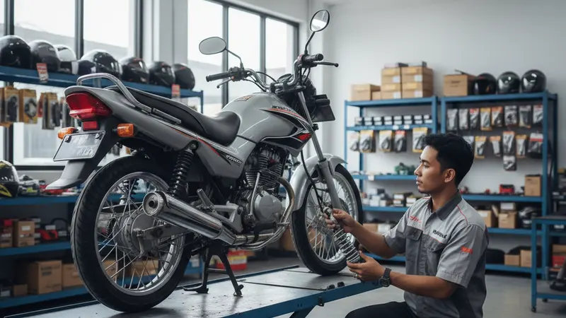 Shockbreaker Mega Pro Kependekan atau Ketinggian: Apa Efeknya ke Handling?