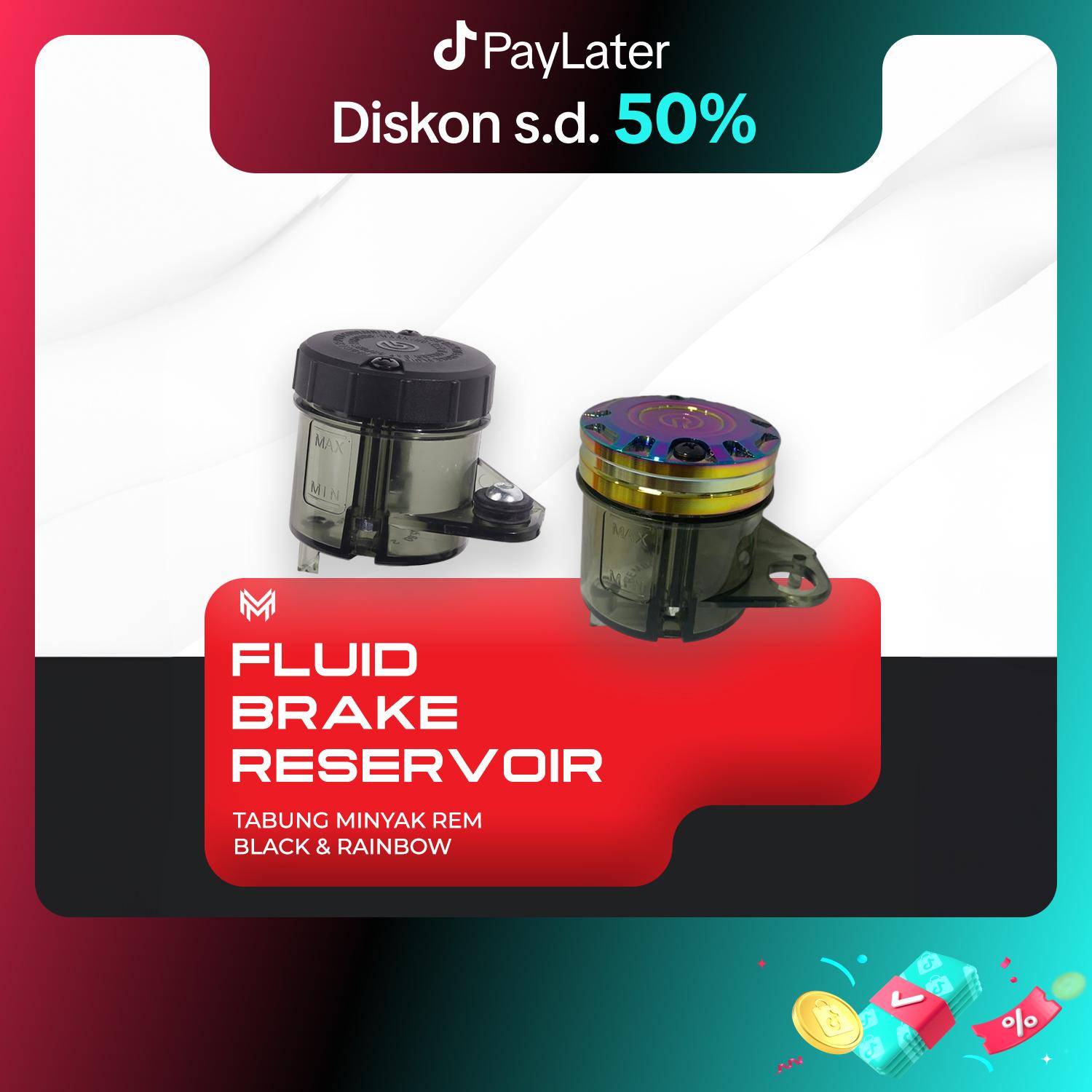 BRAKE FLUID RESERVOIR 45 ML LIGHT SMOKE & RAINBOW