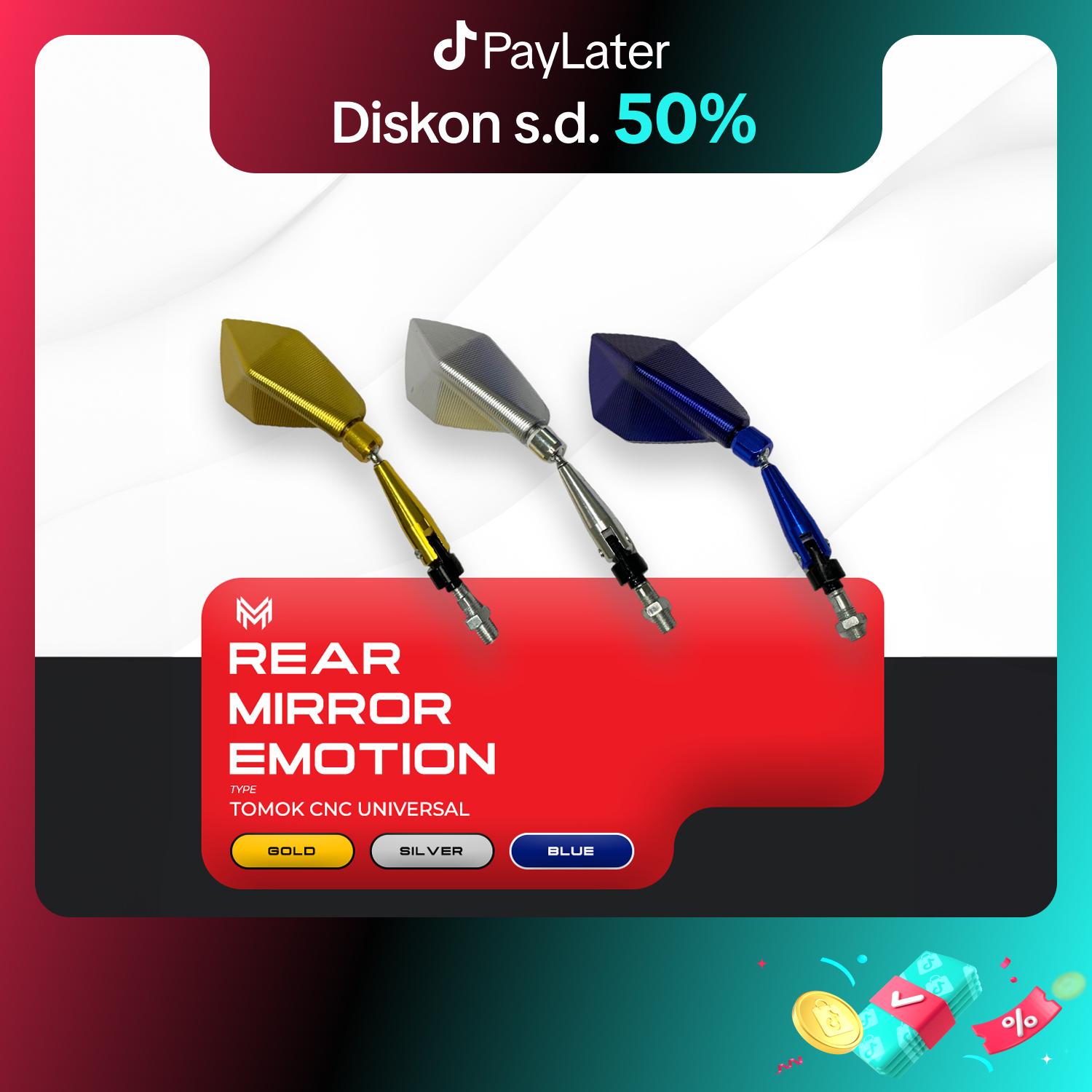 REAR MIRROR EMOTION TYPE TOMOK CNC spion motor spion tomok spion vario