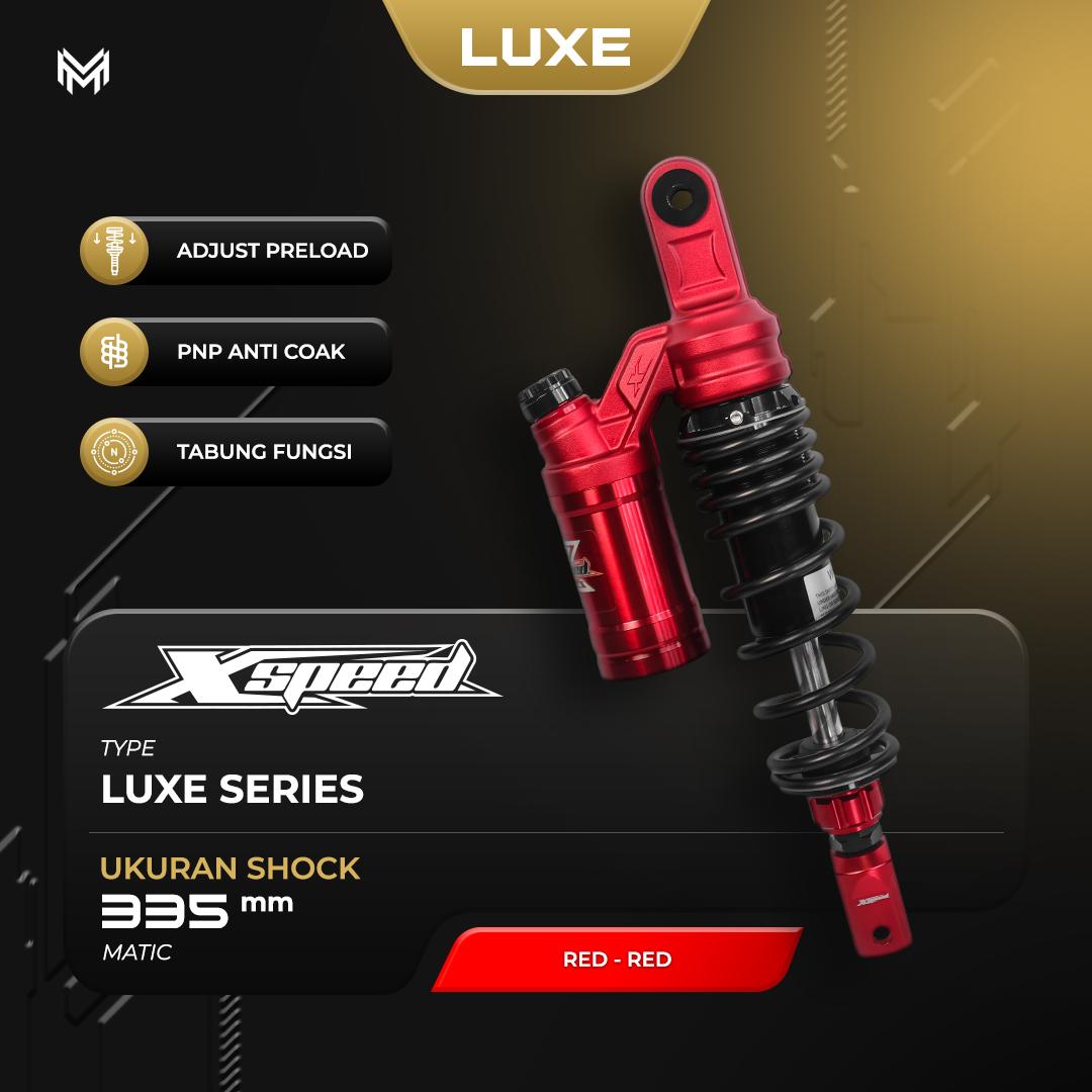 335mm - 365mm, SHOCKBREAKER Type: LUXE SERIES: Type: X-Speed Series: AEROX 155,all new NMAX 155,all new AEROX 155,all new NVX 155,NMAX 155,PCX 150,XMAX 250 Motor Motorcycle Tabung