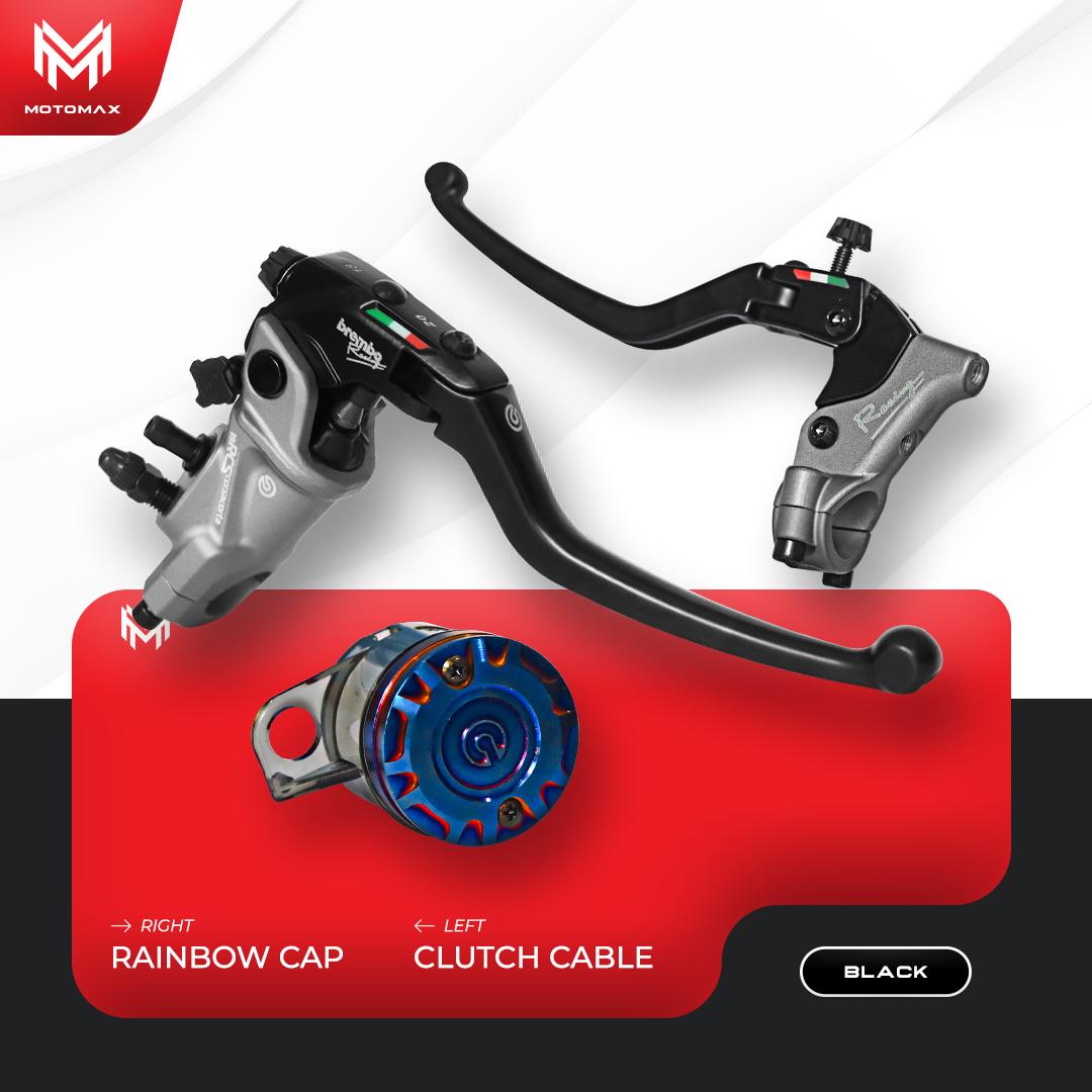 MASTER REM BR CORSA CORTA RAINBOW CAP 45 ML 100% ORIGINAL ALUMUNIUM CNC